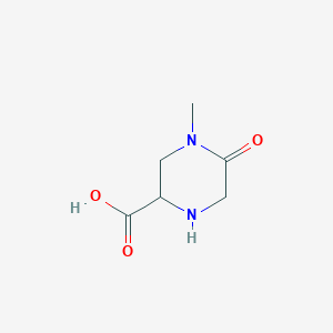 4-Methyl-5-oxopiperazine-2-carboxylic acid