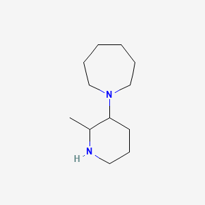 1-(2-Methylpiperidin-3-yl)azepane