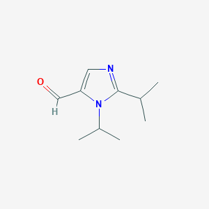 1,2-Bis(propan-2-yl)-1H-imidazole-5-carbaldehyde