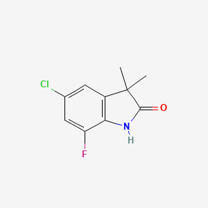 5-Chloro-7-fluoro-3,3-dimethyl-2,3-dihydro-1H-indol-2-one