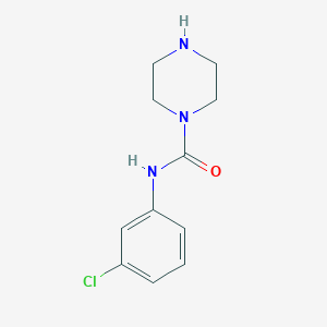 N-(3-chlorophenyl)piperazine-1-carboxamide