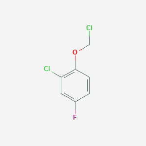 2-Chloro-1-(chloromethoxy)-4-fluorobenzene