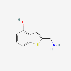 2-(Aminomethyl)-1-benzothiophen-4-ol