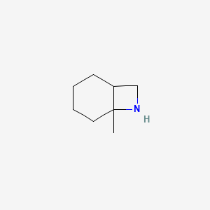 molecular formula C8H15N B13191447 6-Methyl-7-azabicyclo[4.2.0]octane 