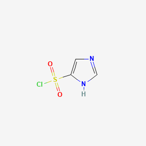 molecular formula C3H3ClN2O2S B1319146 1H-imidazole-4-sulfonyl chloride CAS No. 58767-51-4