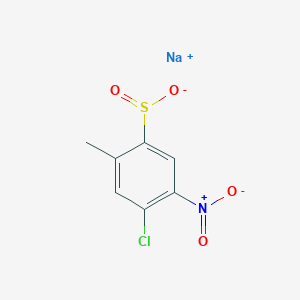 Sodium 4-chloro-2-methyl-5-nitrobenzene-1-sulfinate