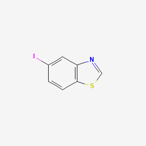 molecular formula C7H4INS B1319155 5-Iodobenzo[d]thiazole CAS No. 89641-05-4