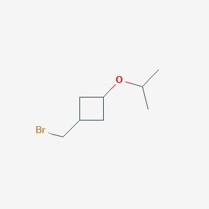 1-(Bromomethyl)-3-(propan-2-yloxy)cyclobutane