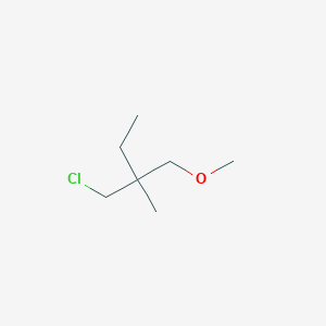 2-(Chloromethyl)-1-methoxy-2-methylbutane