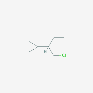 (1-Chlorobutan-2-YL)cyclopropane