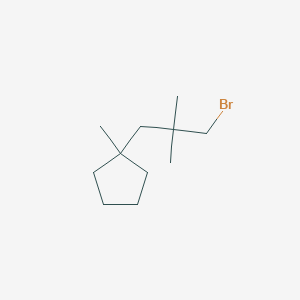 1-(3-Bromo-2,2-dimethylpropyl)-1-methylcyclopentane