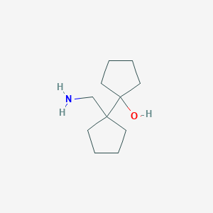 1-[1-(Aminomethyl)cyclopentyl]cyclopentan-1-ol