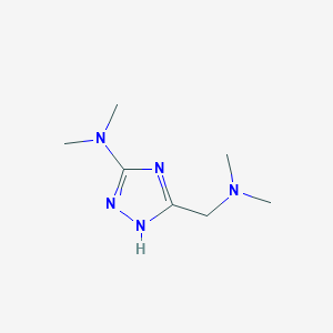 5-[(Dimethylamino)methyl]-N,N-dimethyl-1H-1,2,4-triazol-3-amine