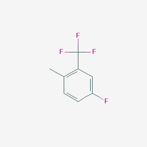 molecular formula C8H6F4 B1319167 4-Fluoro-1-methyl-2-(trifluoromethyl)benzene CAS No. 141872-92-6