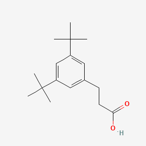 molecular formula C17H26O2 B1319171 3-(3,5-Di-tert-butylphenyl)propanoic acid CAS No. 42288-01-7