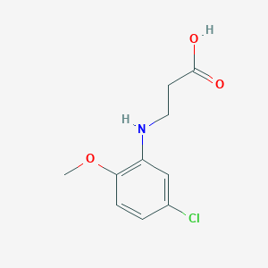 3-[(5-Chloro-2-methoxyphenyl)amino]propanoic acid