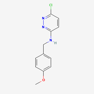 molecular formula C12H12ClN3O B1319174 6-chloro-N-(4-methoxybenzyl)pyridazin-3-amine CAS No. 512803-51-9