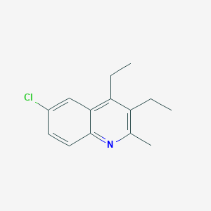 6-Chloro-3,4-diethyl-2-methylquinoline