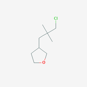 3-(3-Chloro-2,2-dimethylpropyl)oxolane