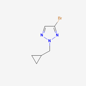 4-Bromo-2-(cyclopropylmethyl)-2H-1,2,3-triazole