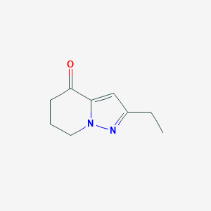 molecular formula C9H12N2O B13191843 2-Ethyl-4H,5H,6H,7H-pyrazolo[1,5-a]pyridin-4-one 