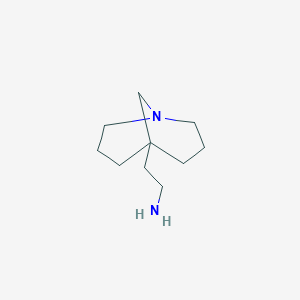 molecular formula C10H20N2 B13191911 2-{1-Azabicyclo[3.3.1]nonan-5-yl}ethan-1-amine 