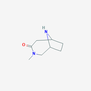 3-Methyl-3,9-diazabicyclo[4.2.1]nonan-4-one