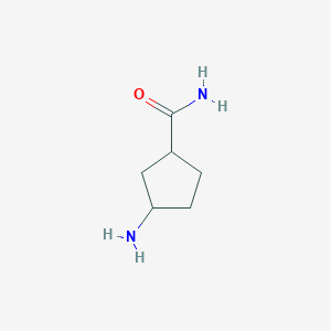 3-Aminocyclopentane-1-carboxamide