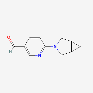 6-{3-Azabicyclo[3.1.0]hexan-3-yl}pyridine-3-carbaldehyde