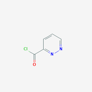 molecular formula C5H3ClN2O B1319206 3-Pyridazinecarbonyl chloride CAS No. 499770-82-0