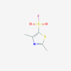 molecular formula C5H6FNO2S2 B13192150 Dimethyl-1,3-thiazole-5-sulfonyl fluoride 