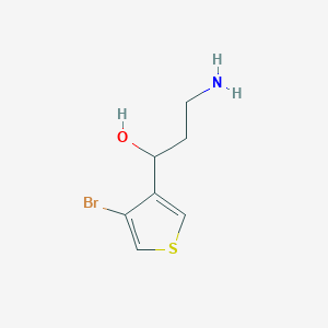 3-Amino-1-(4-bromothiophen-3-yl)propan-1-ol