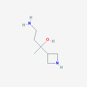 4-Amino-2-(azetidin-3-yl)butan-2-ol