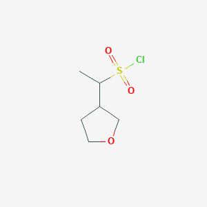 1-(Oxolan-3-yl)ethane-1-sulfonyl chloride