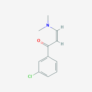 molecular formula C11H12ClNO B1319229 (2Z)-1-(3-chlorophenyl)-3-(dimethylamino)prop-2-en-1-one 