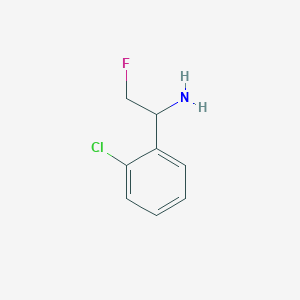 1-(2-Chlorophenyl)-2-fluoroethan-1-amine