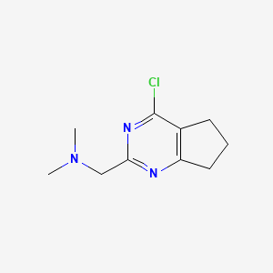 ((4-Chloro-5H,6H,7H-cyclopenta[D]pyrimidin-2-YL)methyl)dimethylamine