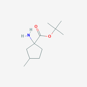 tert-Butyl 1-amino-3-methylcyclopentane-1-carboxylate