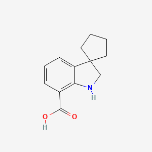 1',2'-Dihydrospiro[cyclopentane-1,3'-indole]-7'-carboxylic acid