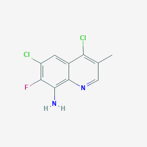 4,6-Dichloro-7-fluoro-3-methylquinolin-8-amine