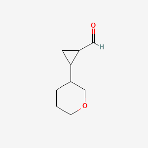 2-(Oxan-3-yl)cyclopropane-1-carbaldehyde