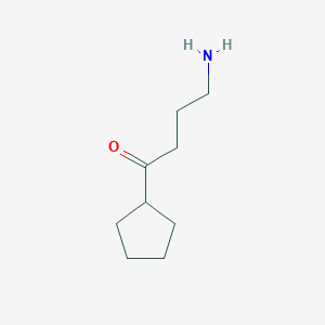 4-Amino-1-cyclopentylbutan-1-one