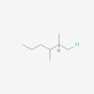 molecular formula C8H17Cl B13192489 1-Chloro-2,3-dimethylhexane 