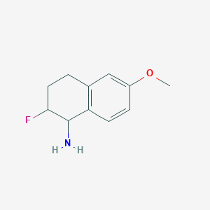 2-Fluoro-6-methoxy-1,2,3,4-tetrahydronaphthalen-1-amine