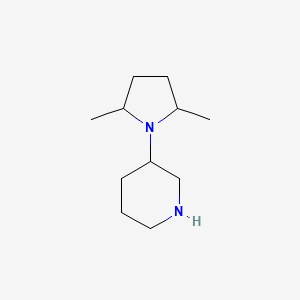 3-(2,5-Dimethylpyrrolidin-1-yl)piperidine