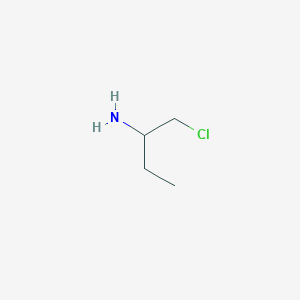 molecular formula C4H10ClN B13192569 1-Chlorobutan-2-amine CAS No. 63448-64-6