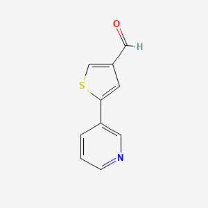 5-(Pyridin-3-YL)thiophene-3-carbaldehyde