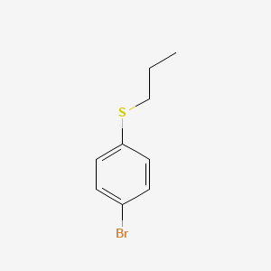 molecular formula C9H11BrS B1319258 1-Bromo-4-propylsulfanylbenzene CAS No. 76542-19-3