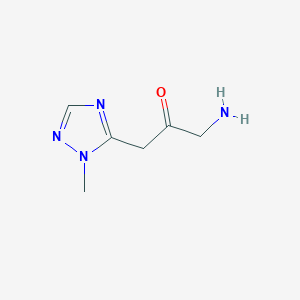 1-Amino-3-(1-methyl-1H-1,2,4-triazol-5-yl)propan-2-one