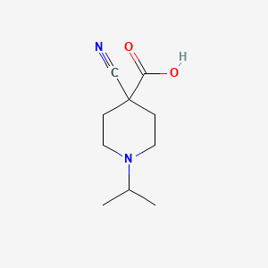 4-Cyano-1-(propan-2-yl)piperidine-4-carboxylic acid